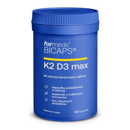 Formeds Bicaps Vitamin D3 4000 IU K2 Max 60 Capsules