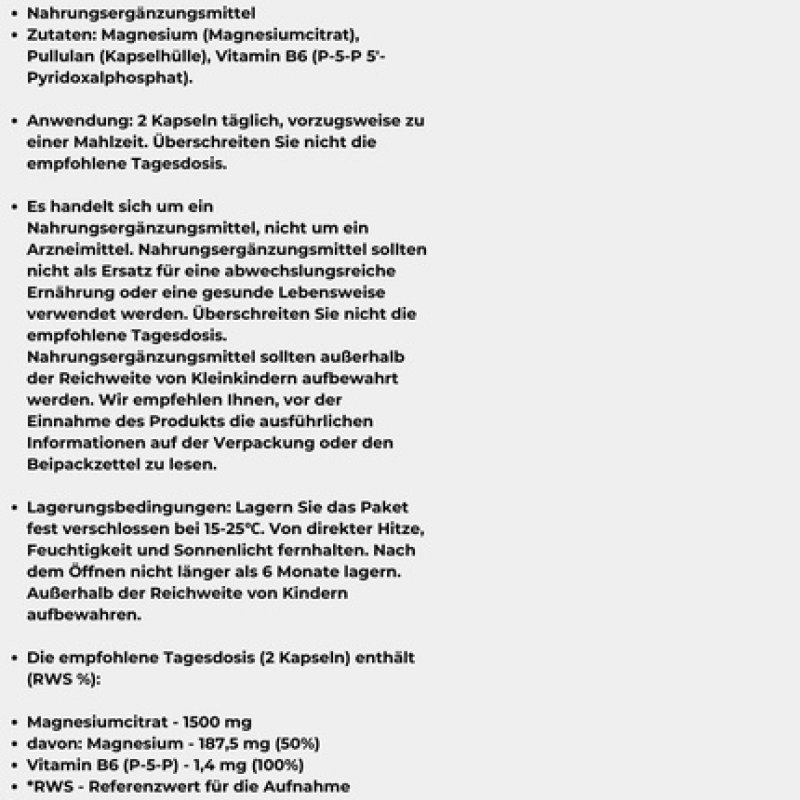 Formeds Bicaps Mag B6 Magnesium and Vitamin B6 for Stress and Nervousness