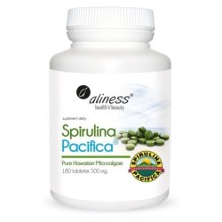 Aliness Hawaiian Spirulina Pacifica 500mg 180 Vegan Tablets