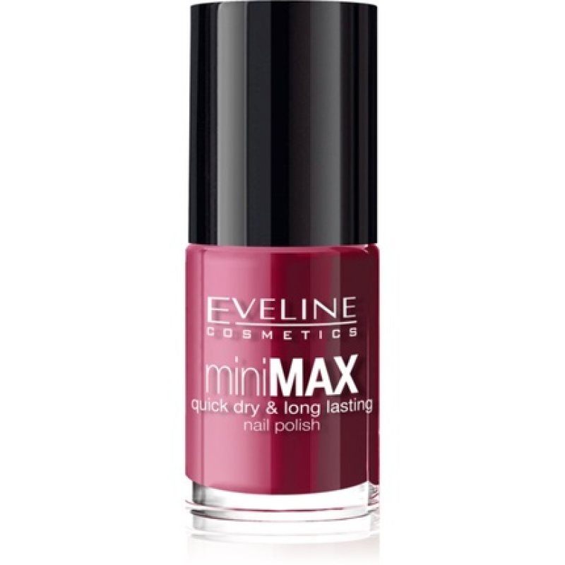 Eveline Cosmetics Mini Max Nail Polish - Quick Dry, Color 601, 5 ml