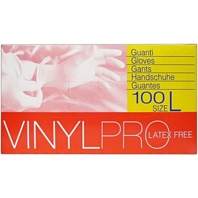 Guanti* 100 Vinile L Vinyl Pro Gardening