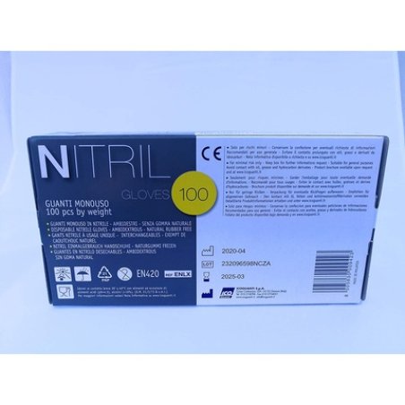 Tulip Disposable Gloves - Nitrile Powder Free Gloves, X-Large - Pack Of 100
