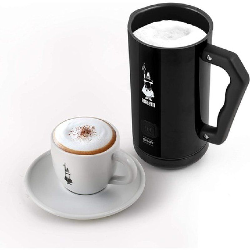 Bialetti - Soft Cream - Elektrisk Mælkeskummer 150ML/300ml - White (4433)
