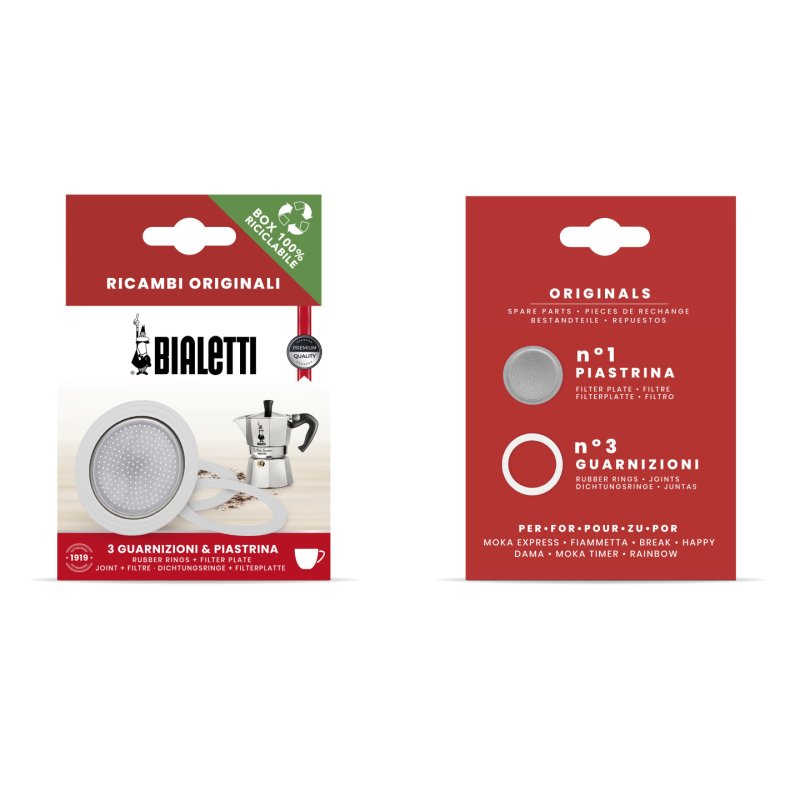 Rubber Dtg.U.Filter 3t Aluminum 1 - Pack