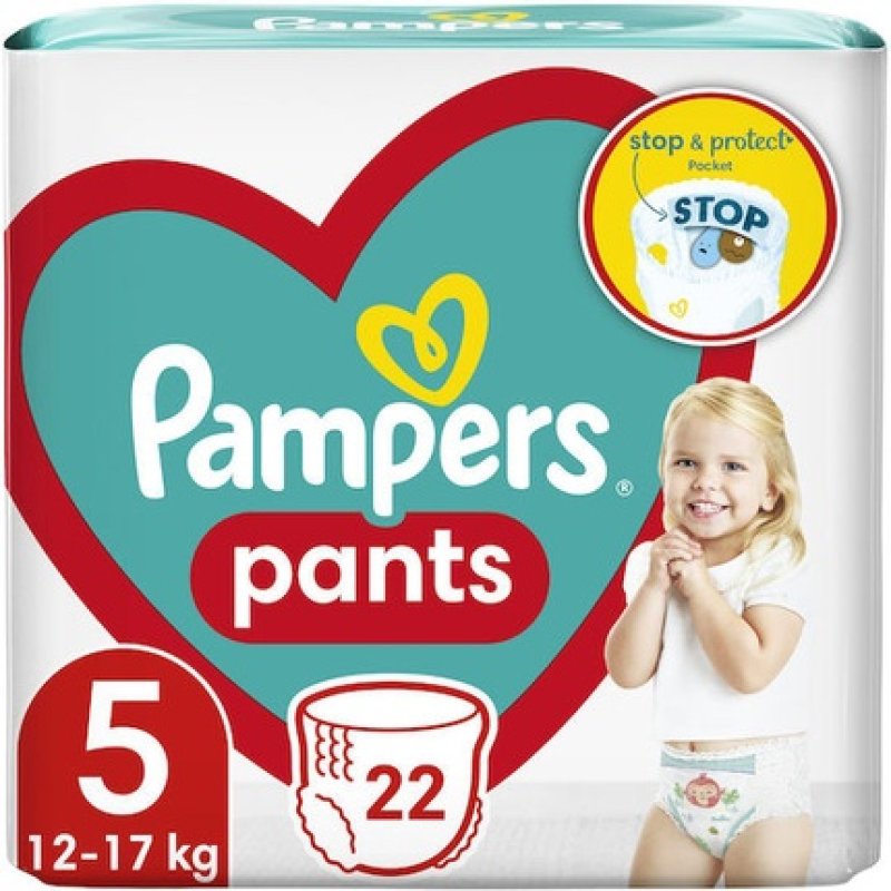 Pampers Pants Max Size 5 4x22 Count Diapers