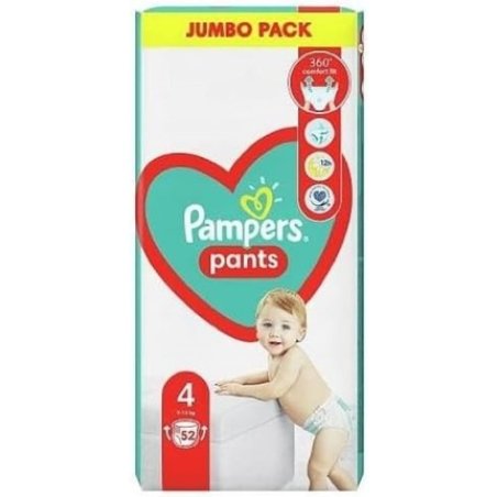 Pampers Pants 9-15kg size 4-MAXI 52pcs