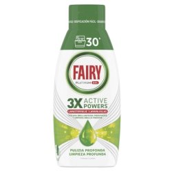 Fairy Gel Dishwasher 600ml Platinum Lemon P