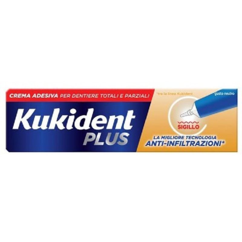 Kukident Denture Adhesive Cream 35g Food Seal