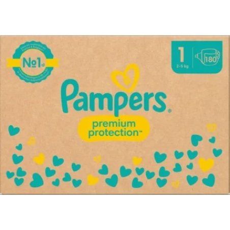 Pampers Premium Protection Size 1 - 180 Pieces