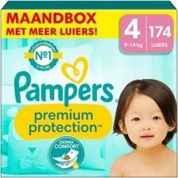 Pampers Baby Nappies Size 4 Premium Protection Maxi 174 Pieces Monthly Box