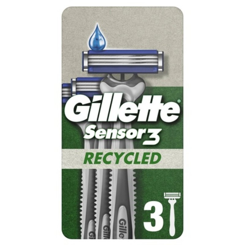 Gillette Sensor3 Recycled Disposable Razor Blades