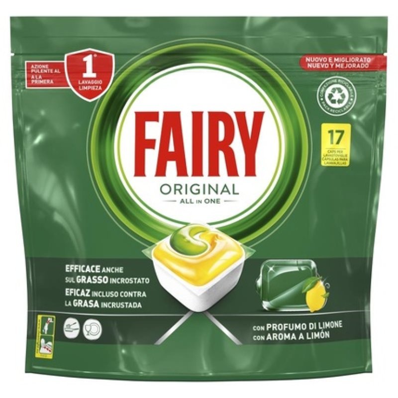Fairy Original 17 Caps Lemon - Dishwashing