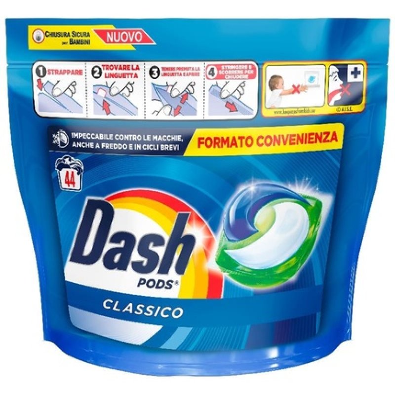 Dash LAV PODS 44 ECODOSI CLASSICO Laundry Detergent