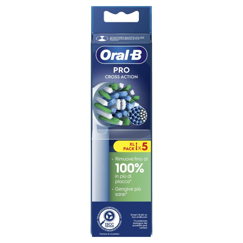 Oral-B CrossAction 80730885 toothbrush head 5 pc(s) White