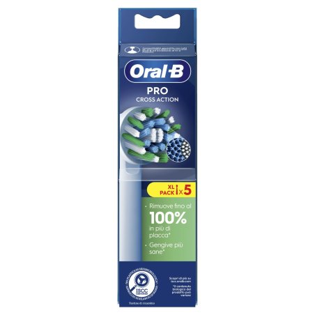 Oral-B Pro Cross Action Replacement Heads - Pack of 5