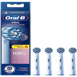 Oral-B Pro Sensitive Clean Toothbrush Heads - Pack of 4