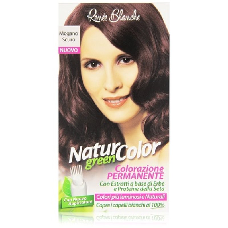 Hair Dye Permanent Natural Color Green Dark Mahogany