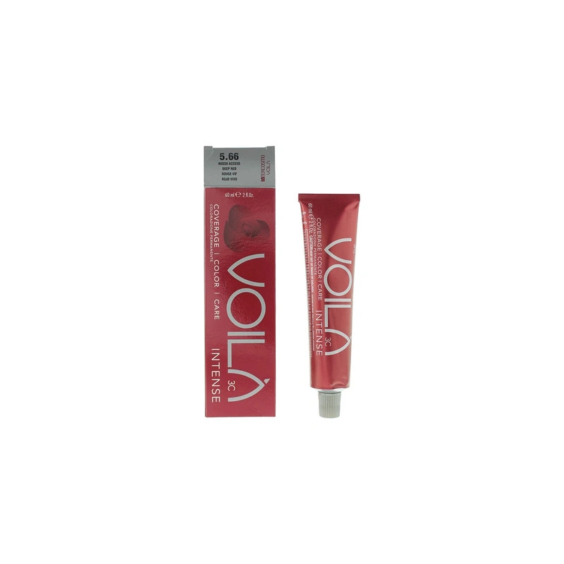 Intercosmo Voila 3c Intense 5.66 Deep Red Hair Colour For Women