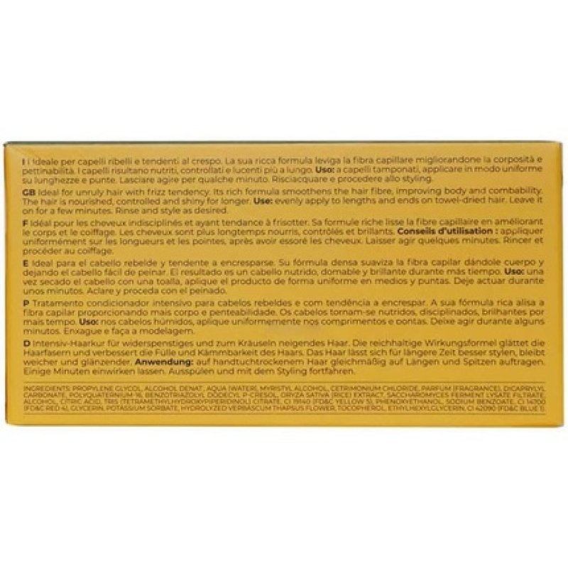 Alterego CurEgo Silk Oil Intensive Lotion 10ml x 12 - Intensive Anti-Frizz Treatment with Rinse