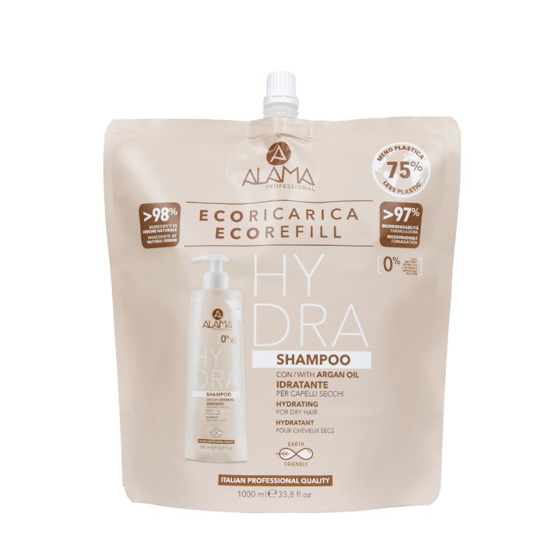 Alama Hydra Shampoo Eco Refill 1000ml Professional Women