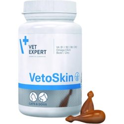 Vet Expert Vetoskin Omega-3 & Omega-6 Supplement for Dogs & Cats