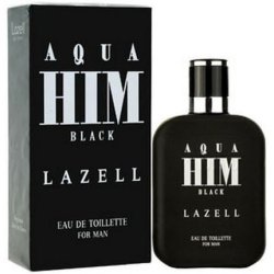 Aqua HIM Black by Lazell Edt 100ml For Men Gift 5ml Travel Size Perfume Atomizer & Refill Pump Perfume Dispenser