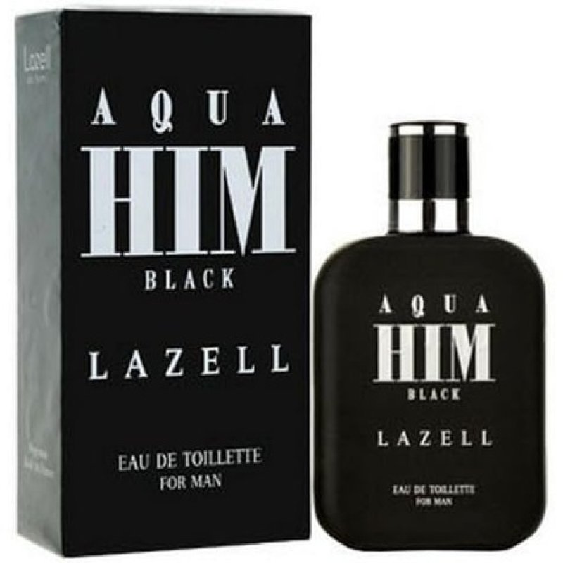 Aqua HIM Black by Lazell Edt 100ml For Men Gift 5ml Travel Size Perfume Atomizer & Refill Pump Perfume Dispenser