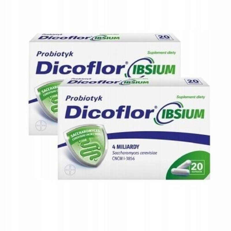 Dicoflor Ibsium Probiotic Capsules 20/40/60 Saccharomyces Cerevisiae
