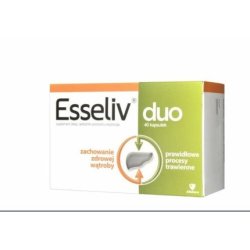 Esseliv Duo Healthy Liver Digestion 40 Capsules - Turmeric Vitamins