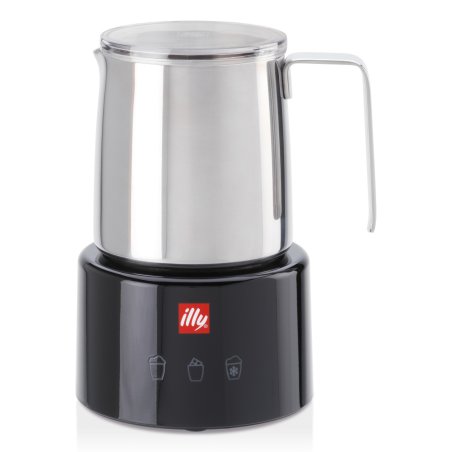 Illy 23760 milk frother/warmer Black, Stainless steel