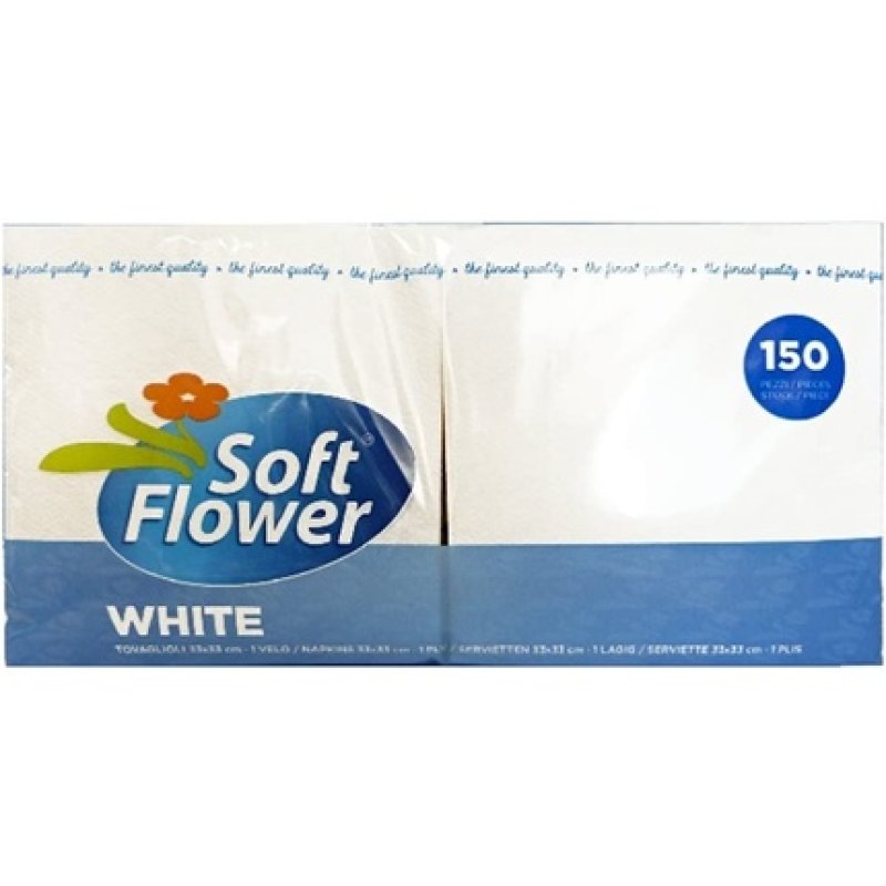 Soft Flower Arancio 33x33 30 Pz.Tovaglioli