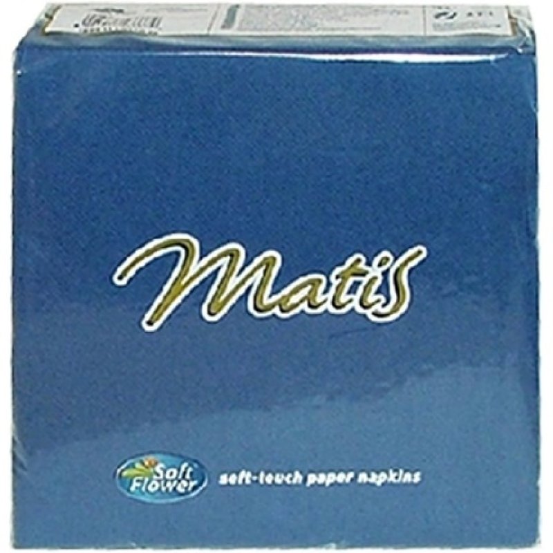 Soft Flower Blu 33x33 30 Pz.Tovaglioli