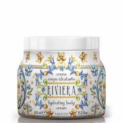 Le Maioliche RIVIERA Moisturizing Body Cream 450ml Made in Italy - Patchouli, Vanilla, Nashi Pear, Jasmine, Orange