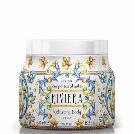 Le Maioliche RIVIERA Moisturizing Body Cream 450ml Made in Italy - Patchouli, Vanilla, Nashi Pear, Jasmine, Orange