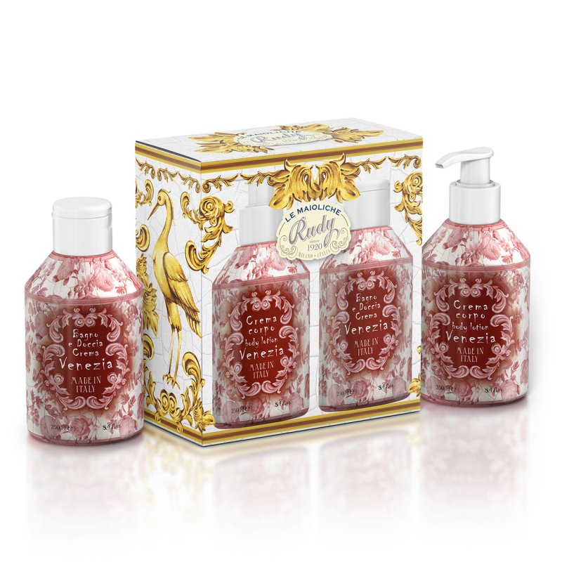 RUDY Venezia Shower Gel and Body Cream Gift Box 250ml