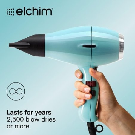 Elchim Light Fifties Professional Hairdryer Pastel Blue