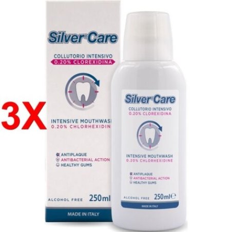 Silver Care Intensive Mouthwash 0.20% Chlorhexidine Alcohol-Free 250ml
