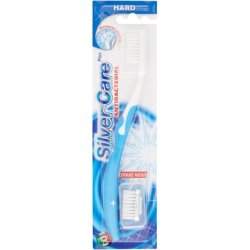 Silver and Care Interchangeable Head Toothbrush with Anti-Bacterial Properties