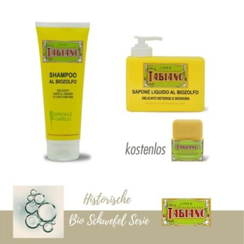 Pilogen De Shampoo 250ml Liquid Soap 250ml Soap with Organic Sulfur 125g