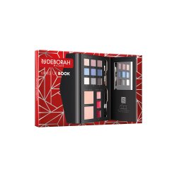 Deborah Milano Ladies Makeup Book Volume 1 Cold Tones Gift Set Including Eyeshadow Palettes, Gloss, Lipsticks, and Face