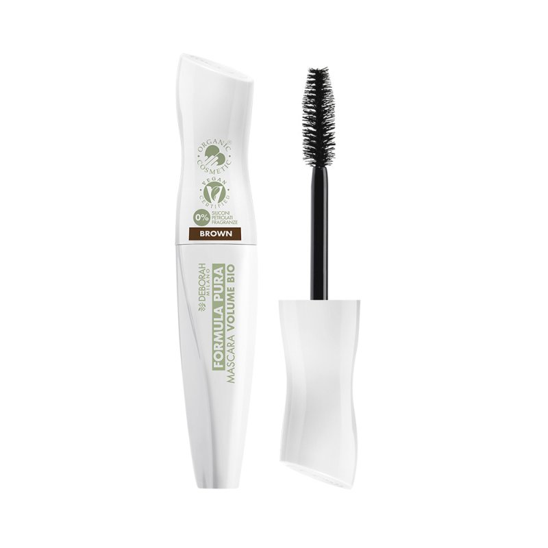 Deborah Milano Formula Pura Volume Bio mascara pour cil Brown 12 ml