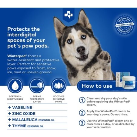 Icf | Winterpad | Dog Paw Balm | Antibacterial Antifungal | Helps Reduce