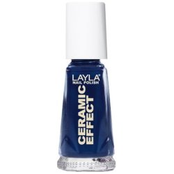 Layla Ceramic Effect Nail Polish Metallic Blue 1.9 Ounce