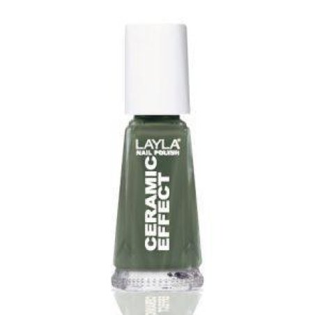 Layla Cosmetics Smalto Layla Ceramic Effect vernis à ongles 10 ml Vert Gloss