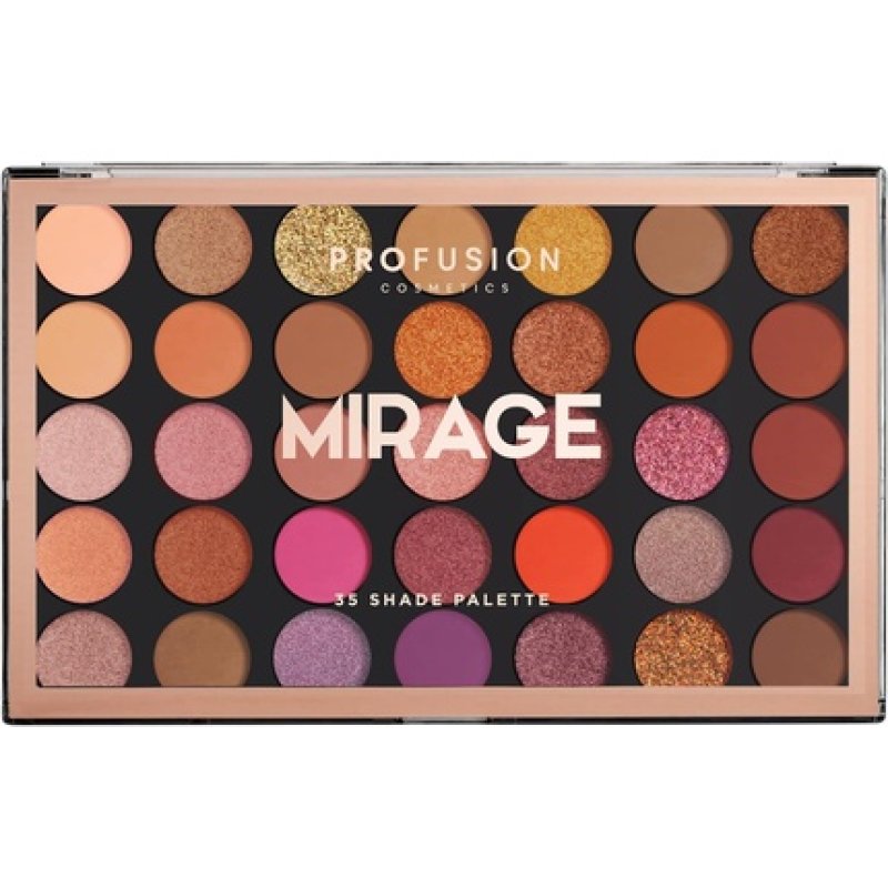 Profusion Cosmetics Mirage 35 Shade Master Eyeshadow Palette Multi-Finish
