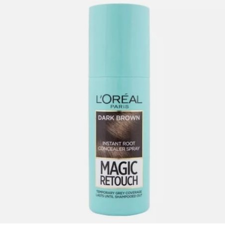 L'Oreal Paris Magic Retouch Spray 2 Dark Brown 100% Grey Coverage