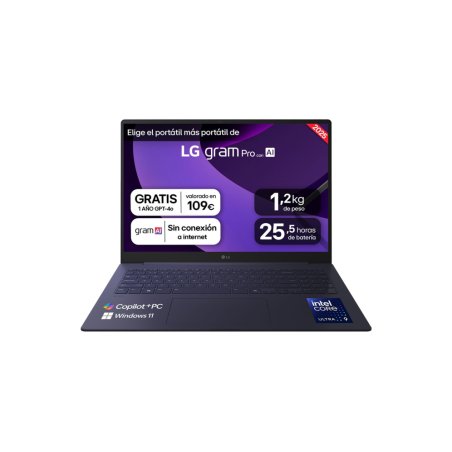 PORTATIL LG GRAM U9-288V 32GB 1TB 16"WQXGA W11H