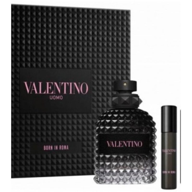Valentino Born In Roma Travel Set Eau De Toilette 100ml 10ml