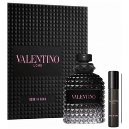 Valentino Born In Roma Travel Set Eau De Toilette 100ml 10ml