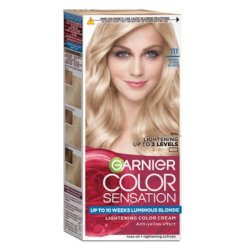 Garnier Color Sensation Permanent Hair Coloring Cream 111 Silver Ultra